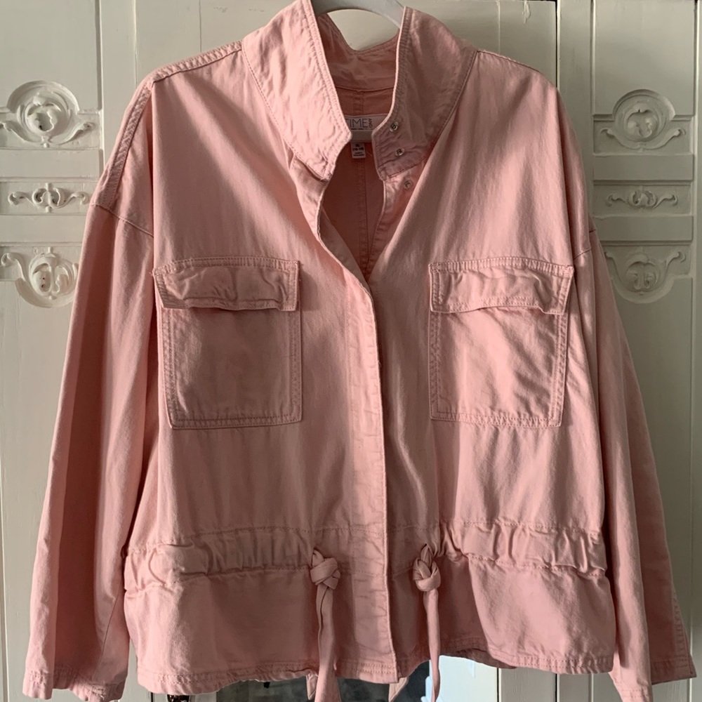Pink light weight Jacket